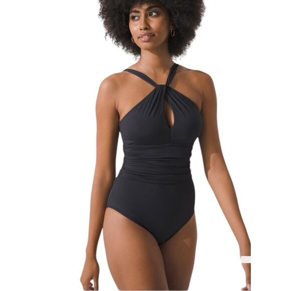 Bleu Rod Beattie Other - Bleu Rod Beattie Women Urban Goddess High Neck One-Piece Swimsuit Black Size 4